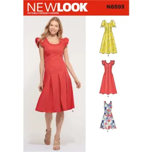 6593 New Look Sewing Pattern N6593 Misses' Dress