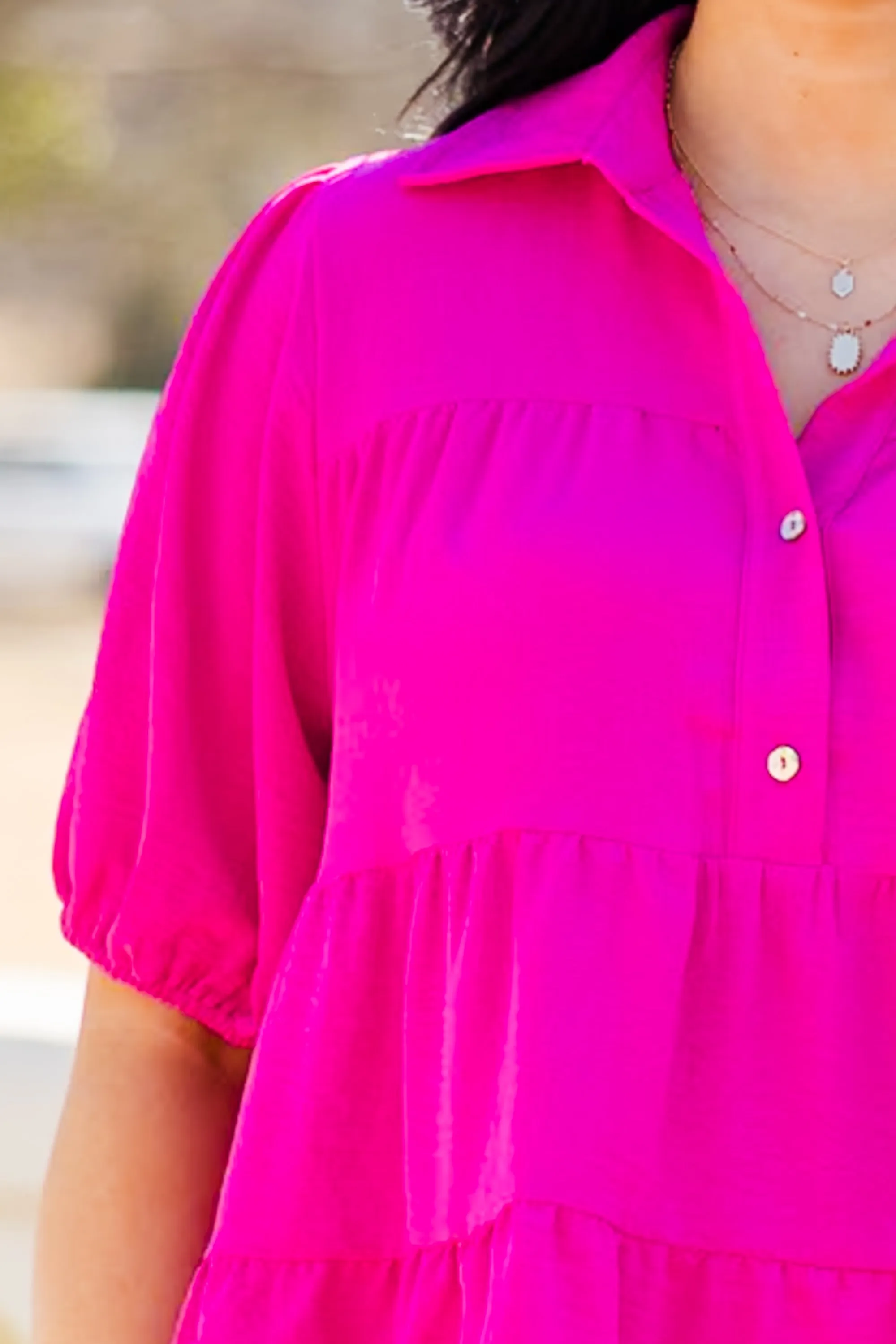 A Little Magic Top, Fuchsia