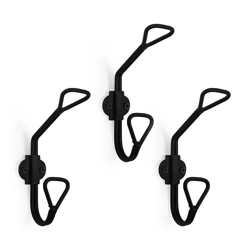 Abstract Metal Wall Hooks | Set Of 3