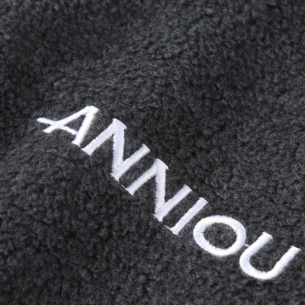 Anniou Men's Polar Fleece Half Zip Pullover Sweatshirt