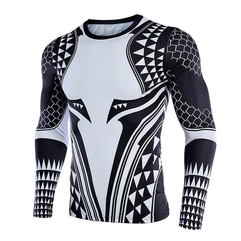 AQUAMAN Long Sleeve Workout Shirt for Men