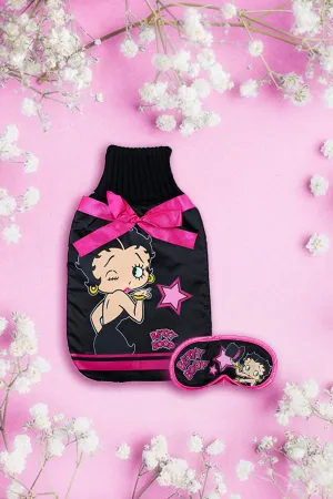 Betty Boop Hot Water Bottle and Eye Mask Set