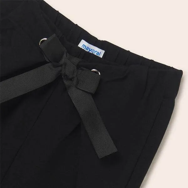 BLACK CULOTTES FOR GIRLS