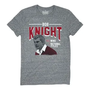 Bob Knight Career Achievements Grey T-Shirt