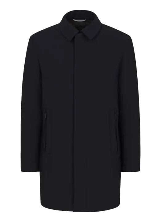 Bugatti - Flexcity Poplin Navy Coat