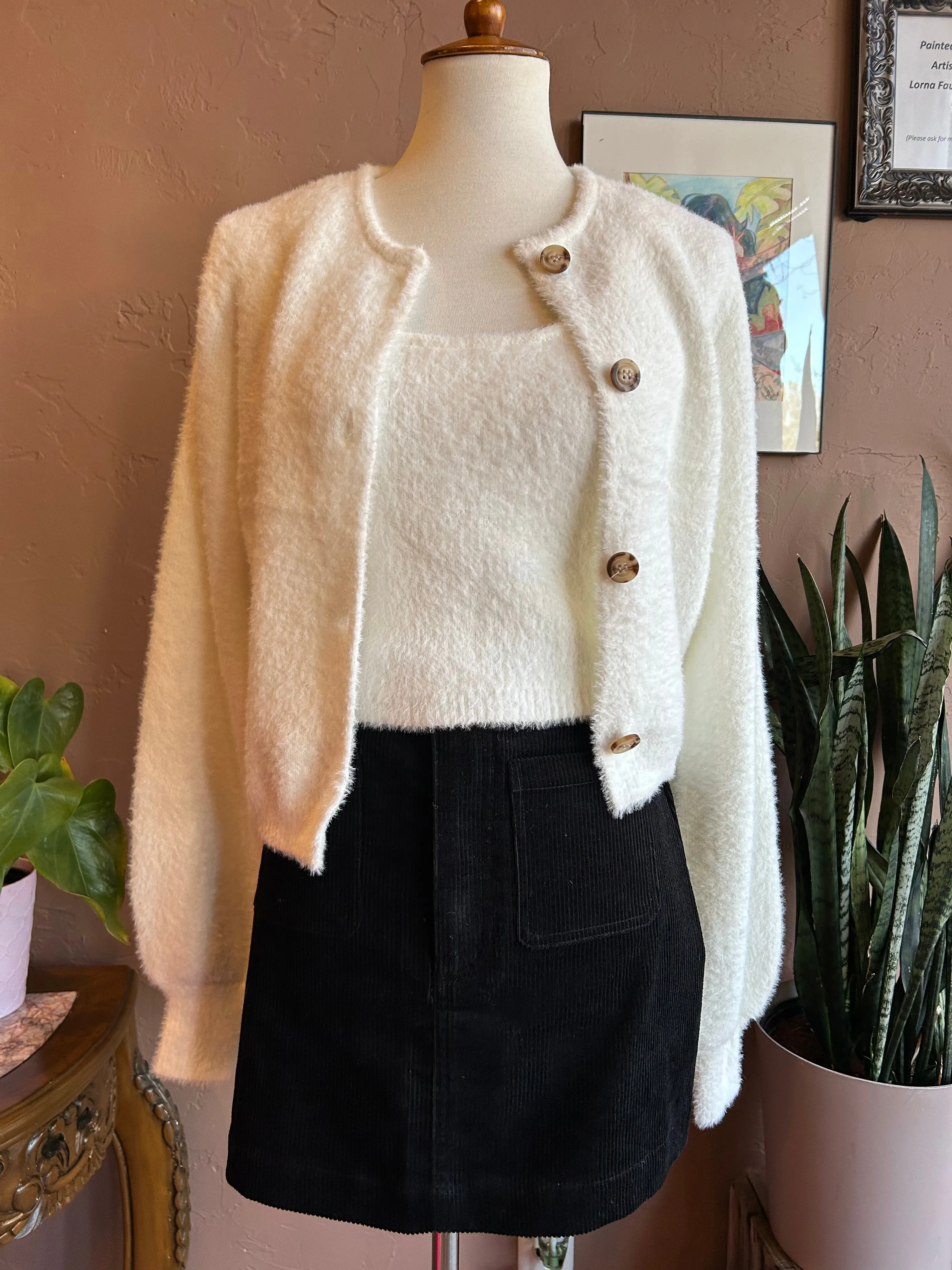 Cardigan Classic Sweater Set