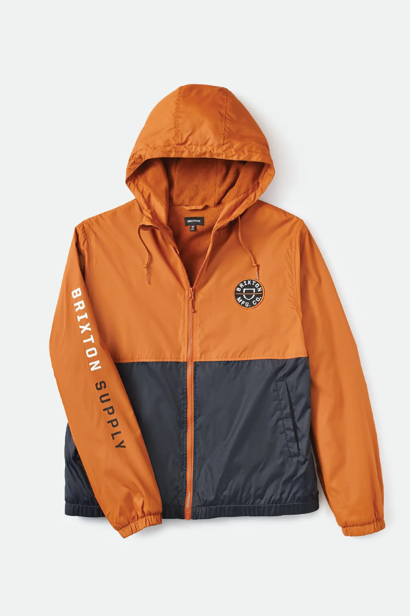 Claxton Crest Lined Hood Jacket - Caramel/Black