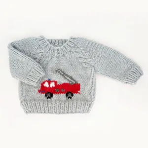 Fire Engine Crew Neck Sweater (18-24)