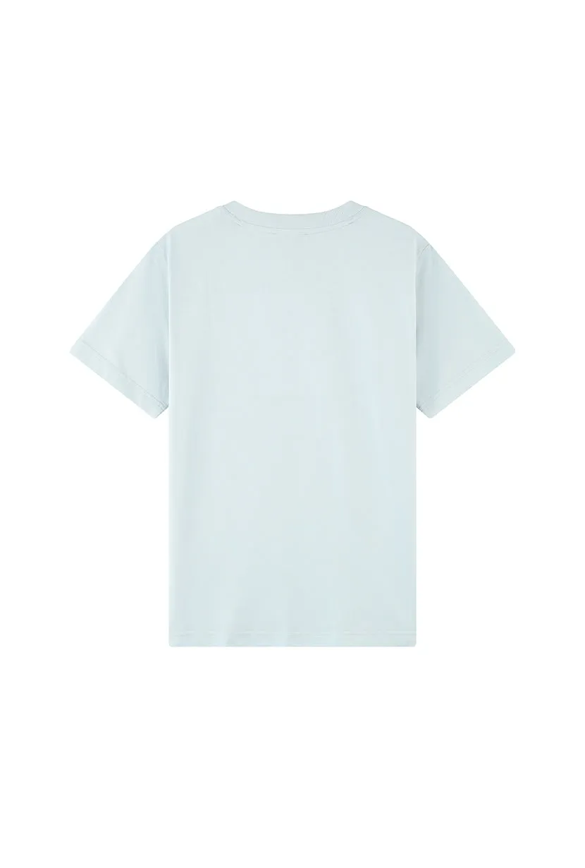 Garrin Cotton T-shirt - Ice Blue