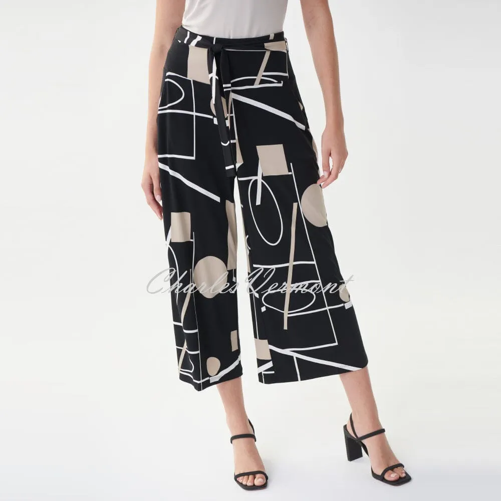 Joseph Ribkoff Abstract Print Culotte Trouser – Style 222187