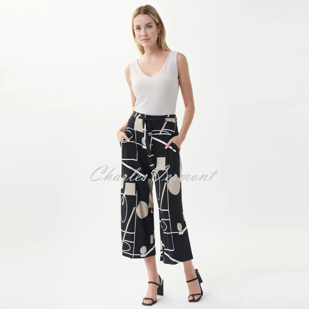 Joseph Ribkoff Abstract Print Culotte Trouser – Style 222187