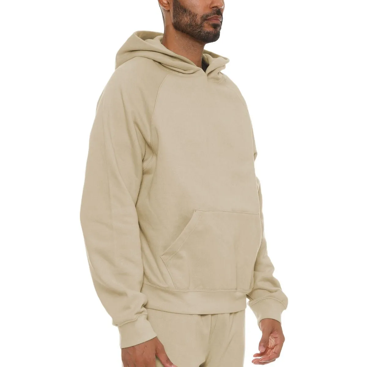 Khaki Pure Cotton Hoodie