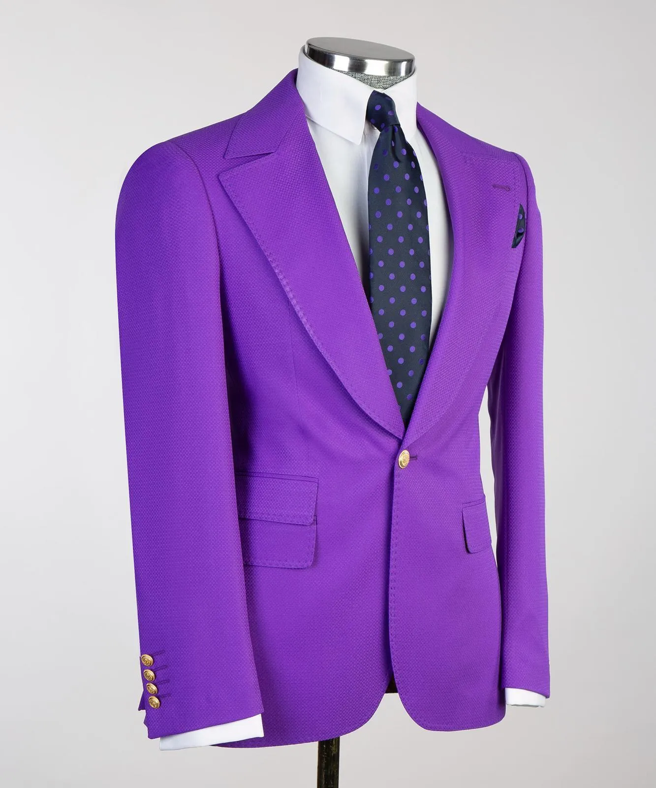 Light Purple 3 Piece Suit For Men