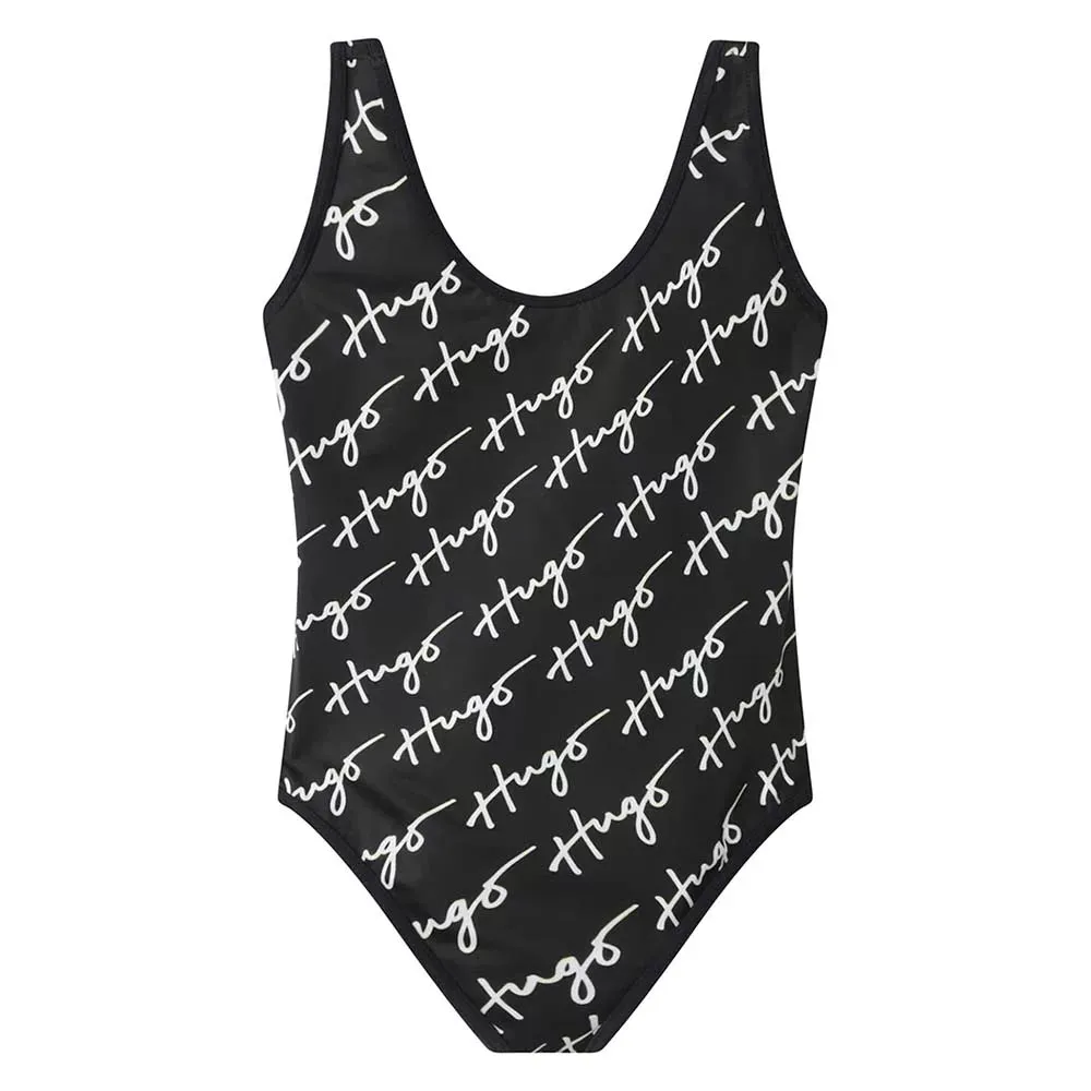 Logo Print Swimsuit