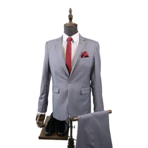 Men's Tailored Light Grey 2PC suit