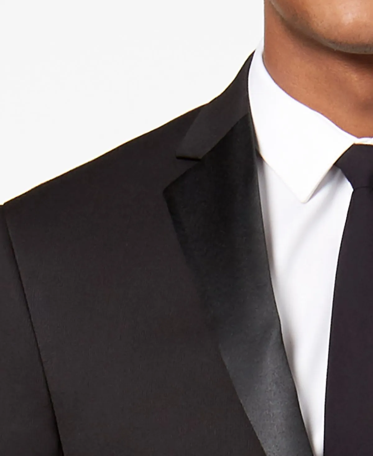 Men's tuxedo suit slim-fit ready flex tuxedo Kenneth Cole Reaction, black