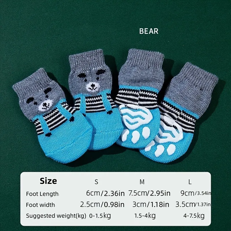 Nonslip Pet Socks Keep Small Dogs Paws Comfy