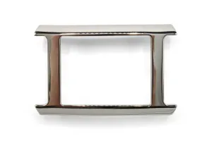 Sleek Open Face Frame Style Buckle 35mm