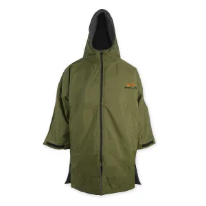 Sola Waterproof Dry Changing Robe Coat Khaki Black