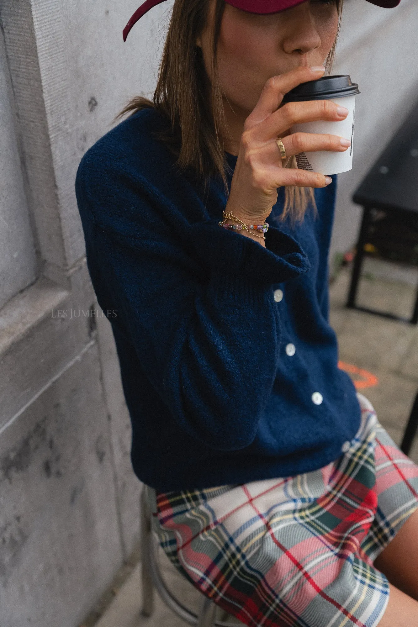 Sophia cardigan navy