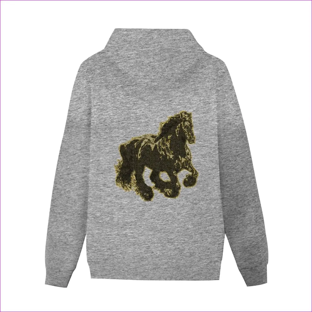 Stallion Clothing Men's Back Print Hoodie w/ Pocket