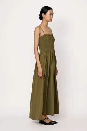 Strappy Bodice Dress - Olive Branch