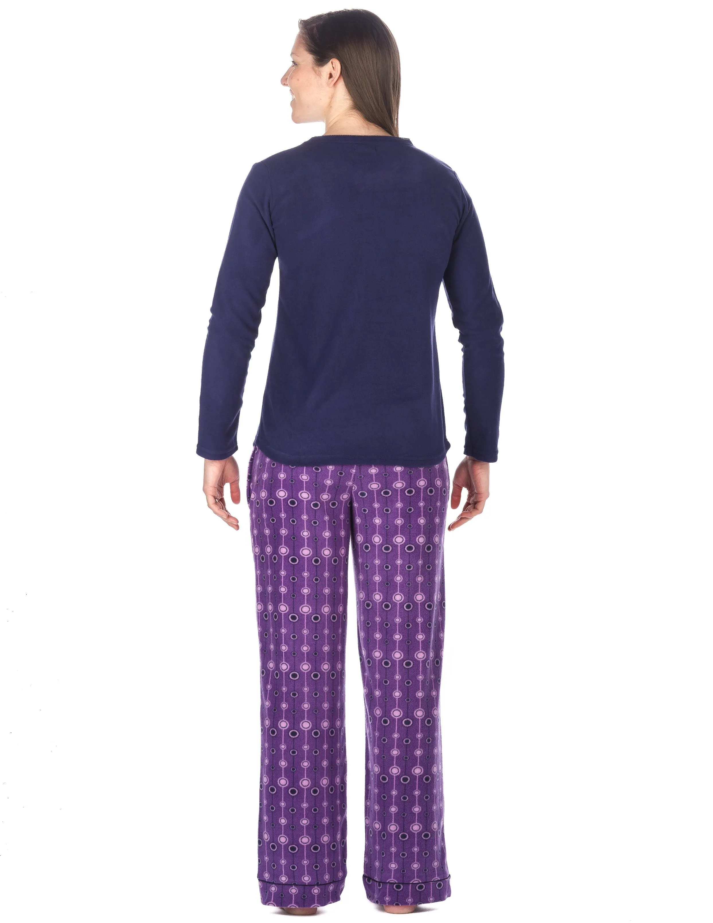 Womens Microfleece Lounge Set