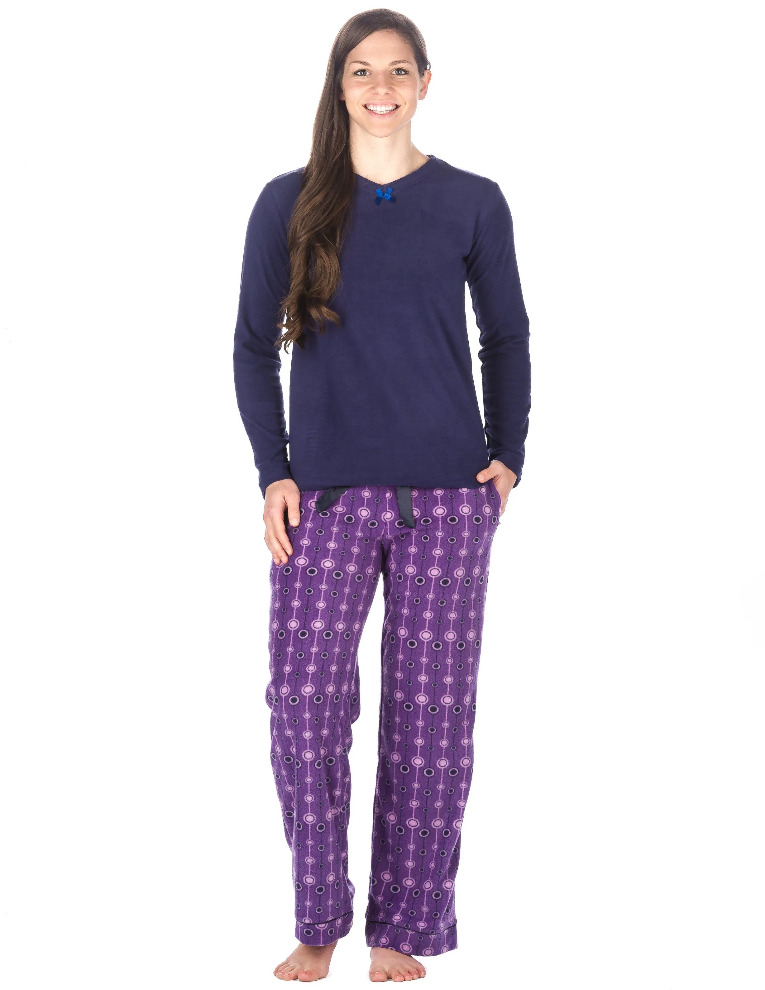 Womens Microfleece Lounge Set