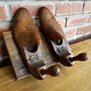 Wooden Vintage Shoe Last/Stretcher Coat Hangers