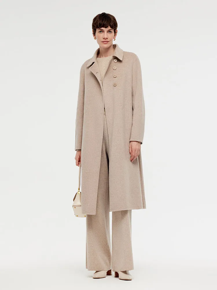 Wool Cashmere Women Overcoat