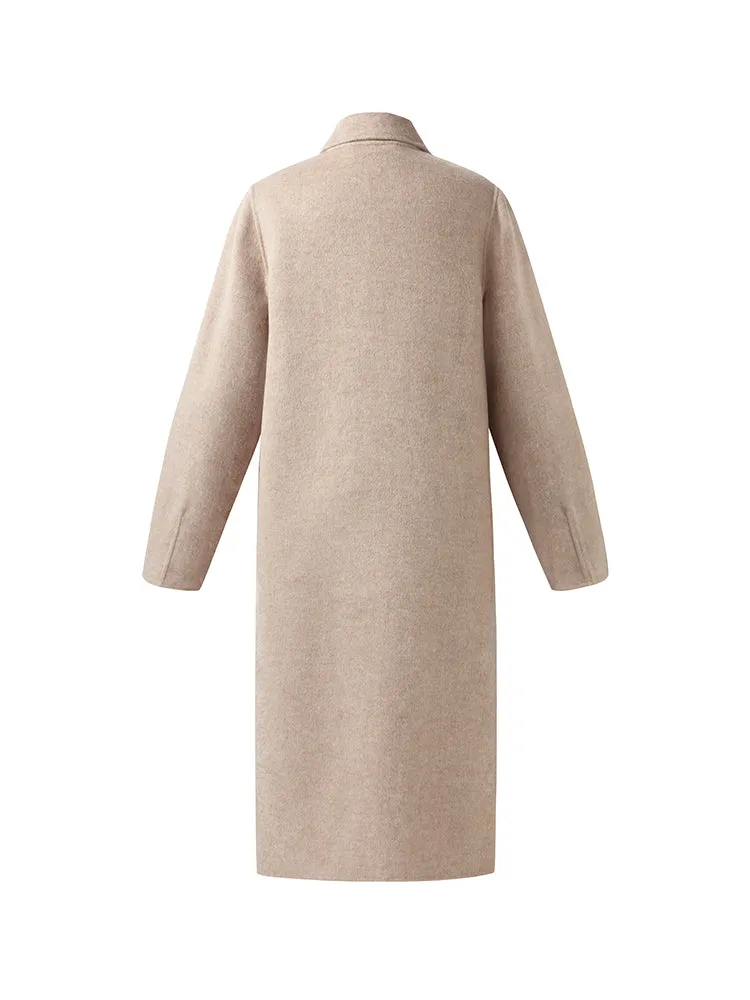 Wool Cashmere Women Overcoat